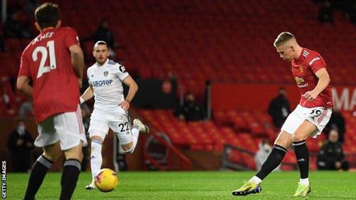 Manchester United đấu với Leeds United